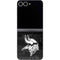 NFL Minnesota Vikings Black & White Galaxy Z Flip6 Skin